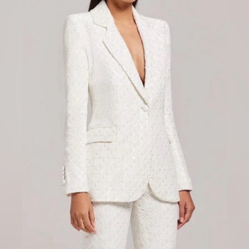 Nadine Merabi Sequin Blazer Meghan Small